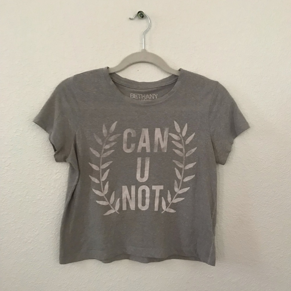 Grey “Can U Not” T Shirt